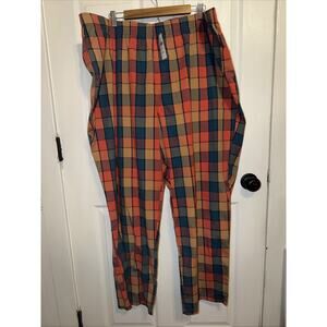 NWT LL Bean Men’s Pajama Pants Paprika Woven Slip Pant 3XL